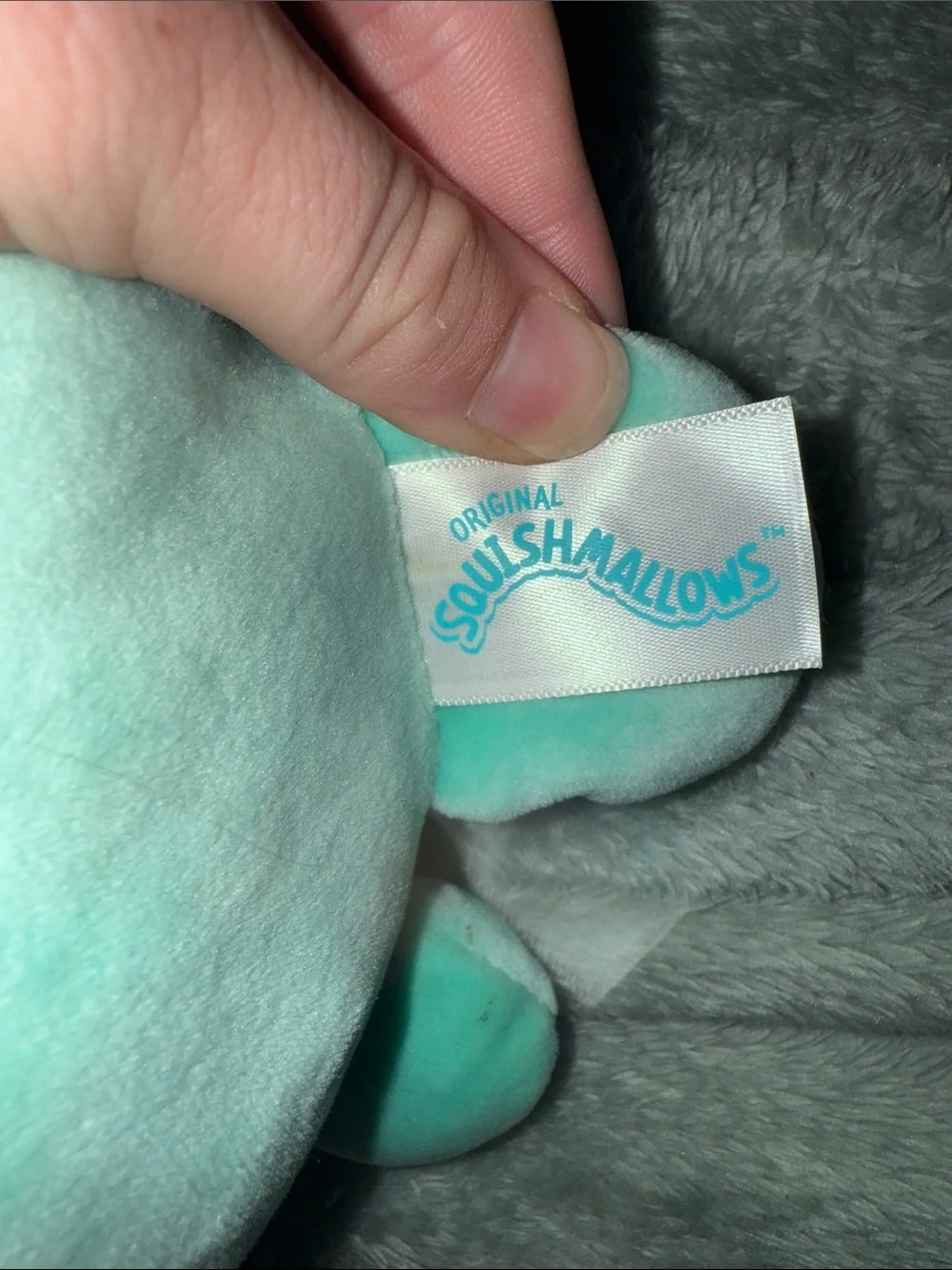 Squishmallows Teal Mint Octopus with Pink Heart 